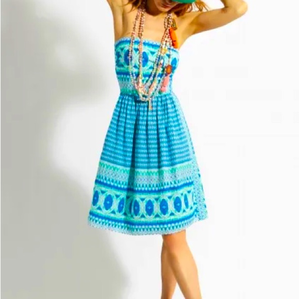 CALYPSO strapless dress